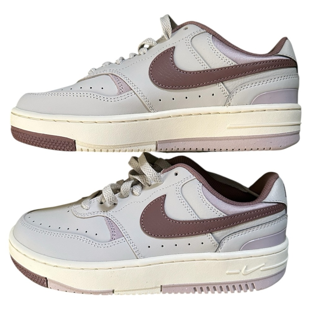 Nike Gamma Force Sneakers – Cream & Mauve (NWT, Size 6)